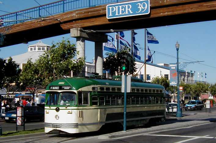 MUNI PCC streetcar 1051